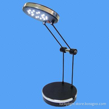 3.7V/1,000mAh Rechargeable LED Solar Table Light with Flexible Hand